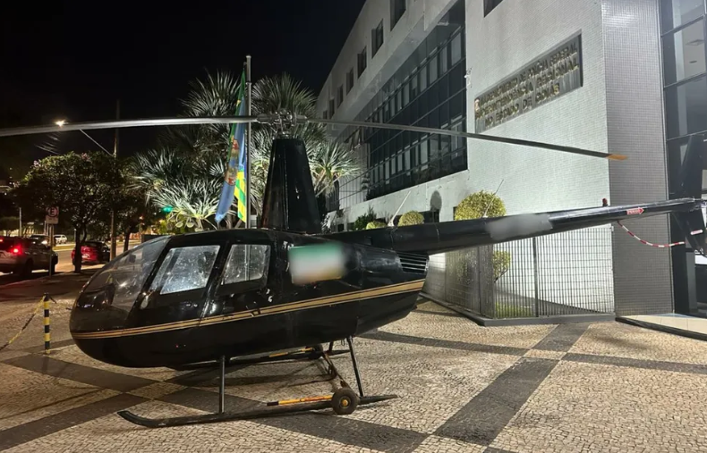 Polícia Federal investiga uso de helicópteros no tráfico internacional de drogas entre Brasil e Paraguai