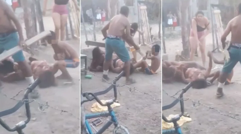 Criança impede ataque com faca durante briga em Guaiúba, Ceará