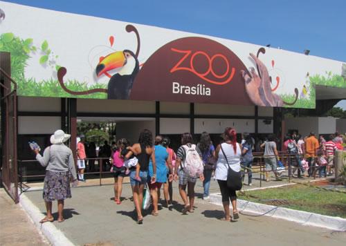Entrada no Zoológico e no Jardim Botânico de Brasília será gratuita aos domingos e feriados