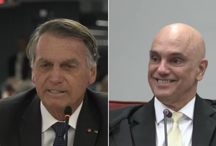 Bolsonaro brinca com Alexandre de Moraes e o convida para ser vice em 2026