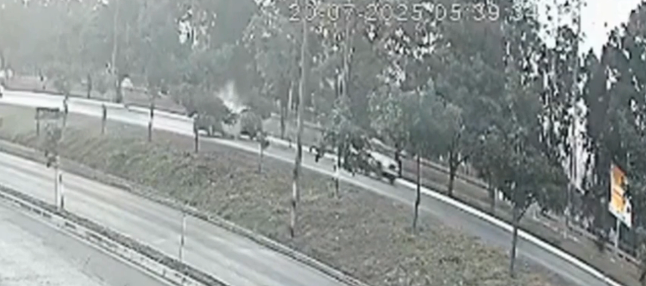 Motorista na contramão causa colisão frontal na EPTG; dois ficam feridos
