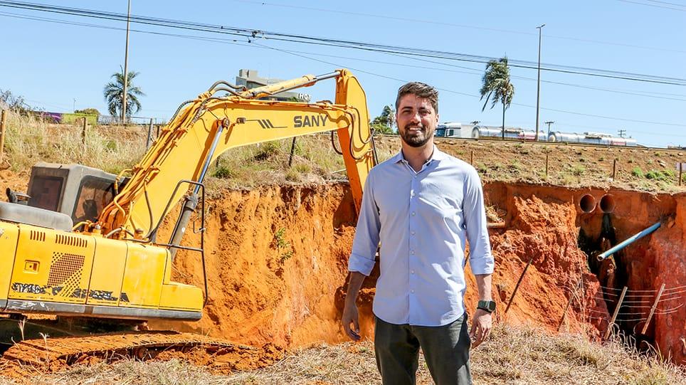 Prefeitura de Valparaíso de Goiás inicia obras para conter voçoroca com apoio do DNIT e do Governo Federal