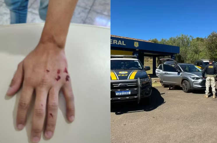 Brasiliense salta de carro em movimento para escapar de sequestro relâmpago no Paraná