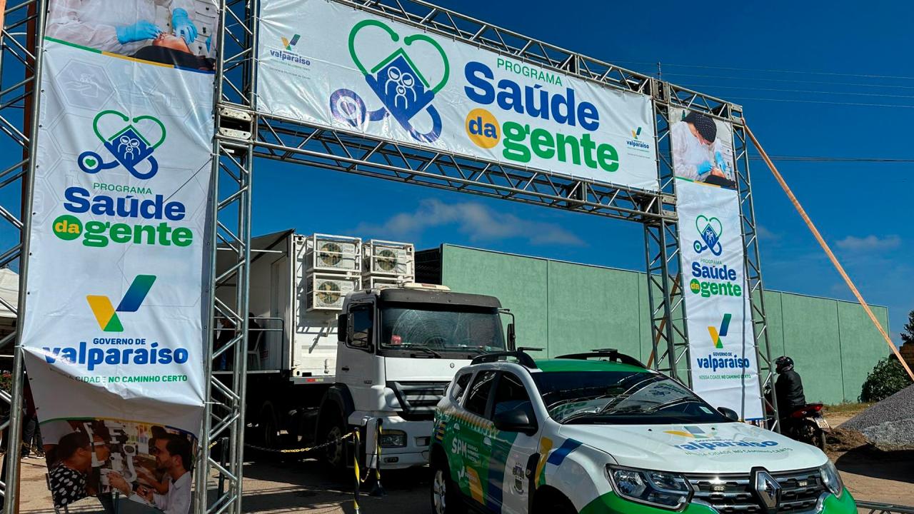 4ª Edição do Programa “Saúde da Gente” leva 10 dias de atendimentos gratuitos à população de Valparaíso de Goiás