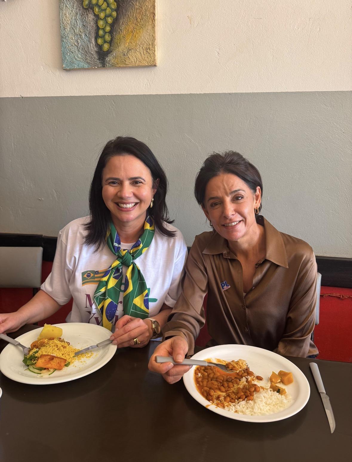 Ana Paula Rezende e Maria Yvelônia cumprem agenda em Valparaíso com foco no Entorno e fortalecimento da participação feminina