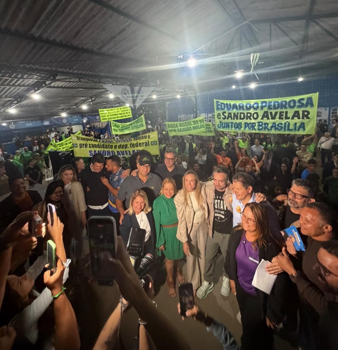 Governadora Celina Leão reforça apoio a Sandro Avelar e destaca legado do ex secretário na segurança do Distrito Federal