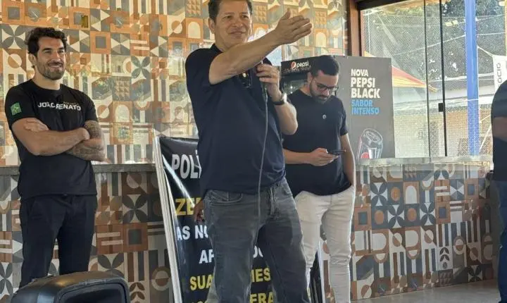 Encontro entre Sandro Avelar e policiais penais reúne grande público no Cruzeiro